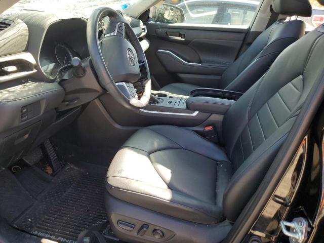 5TDGZRBH3LS038755 - 2020 TOYOTA HIGHLANDER XLE BLACK photo 7