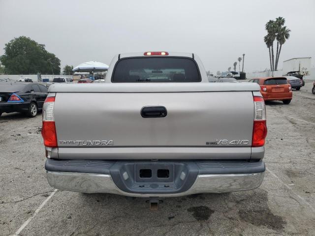 5TBDT44176S512906 - 2006 TOYOTA TUNDRA DOUBLE CAB SR5 SILVER photo 6