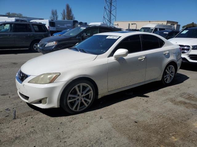 JTHBK262062011048 - 2006 LEXUS IS 250 WHITE photo 1