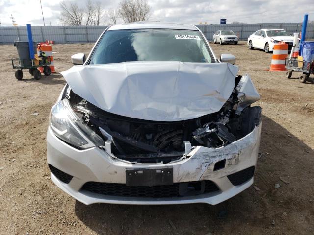 3N1AB7AP8KY322366 - 2019 NISSAN SENTRA S SILVER photo 5