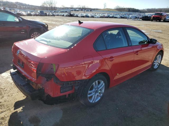 3VW2K7AJ8FM220198 - 2015 VOLKSWAGEN JETTA BASE RED photo 3