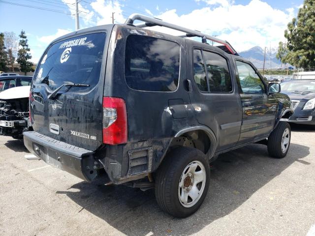 5N1ED28T71C500155 - 2001 NISSAN XTERRA XE BLACK photo 3