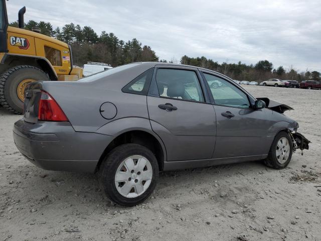 1FAHP34N67W247526 - 2007 FORD FOCUS ZX4 GRAY photo 3