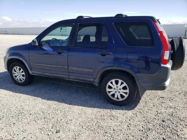 JHLRD78805C019672 - 2005 HONDA CR-V EX BLUE photo 2