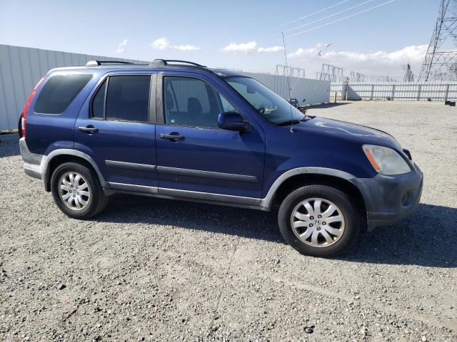 JHLRD78805C019672 - 2005 HONDA CR-V EX BLUE photo 4