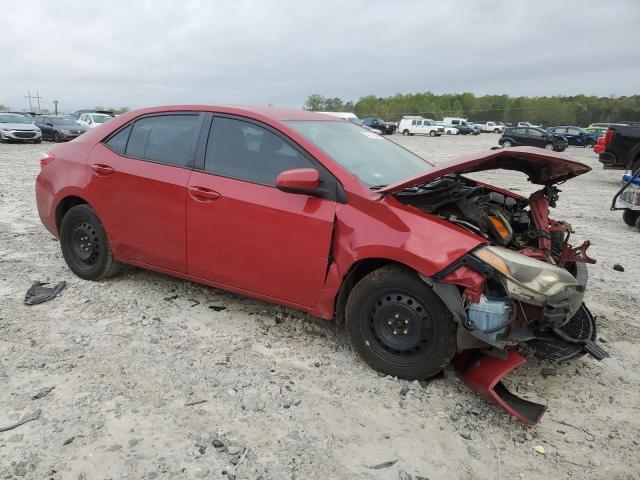 5YFBURHE2EP138864 - 2014 TOYOTA COROLLA L RED photo 4