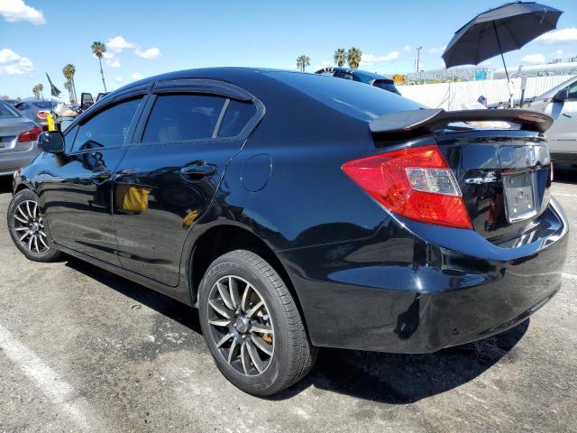 19XFB2F91CE305072 - 2012 HONDA CIVIC EXL შავი ფოტო 2