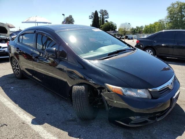19XFB2F91CE305072 - 2012 HONDA CIVIC EXL შავი ფოტო 4