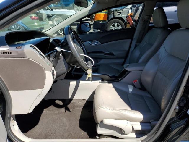 19XFB2F91CE305072 - 2012 HONDA CIVIC EXL შავი ფოტო 7