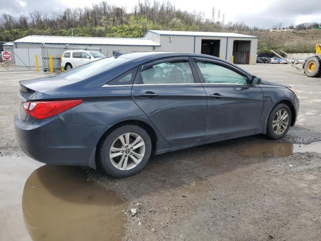 5NPEB4AC7DH772665 - 2013 HYUNDAI SONATA GLS BLUE photo 3