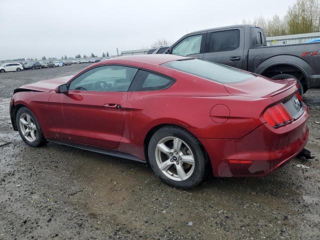1FA6P8TH7F5377089 - 2015 FORD MUSTANG RED photo 2