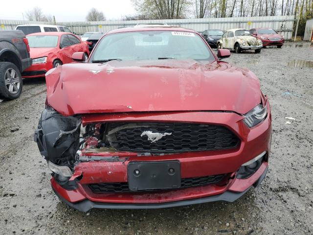 1FA6P8TH7F5377089 - 2015 FORD MUSTANG RED photo 5