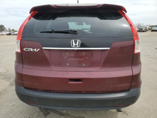 5J6RM3H75EL042422 - 2014 HONDA CR-V EXL BURGUNDY photo 6