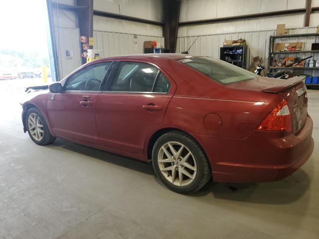3FAHP0JG0AR206274 - 2010 FORD FUSION SEL RED photo 2