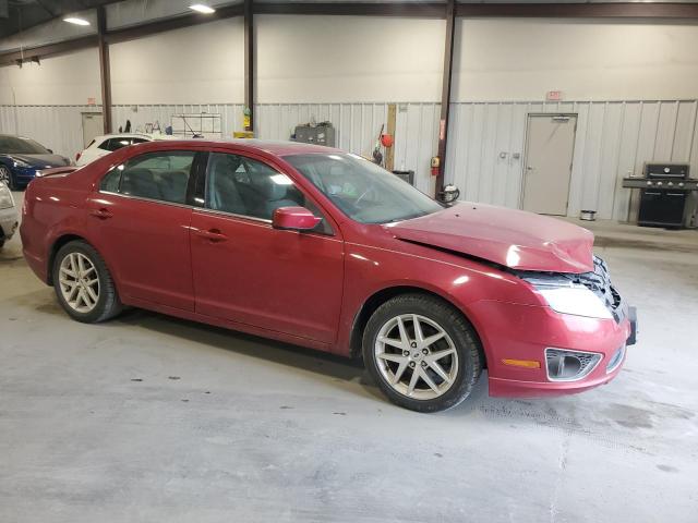 3FAHP0JG0AR206274 - 2010 FORD FUSION SEL RED photo 4