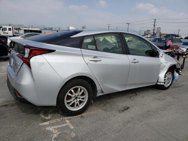 JTDL9MFU9M3026637 - 2021 TOYOTA PRIUS LE SILVER photo 3