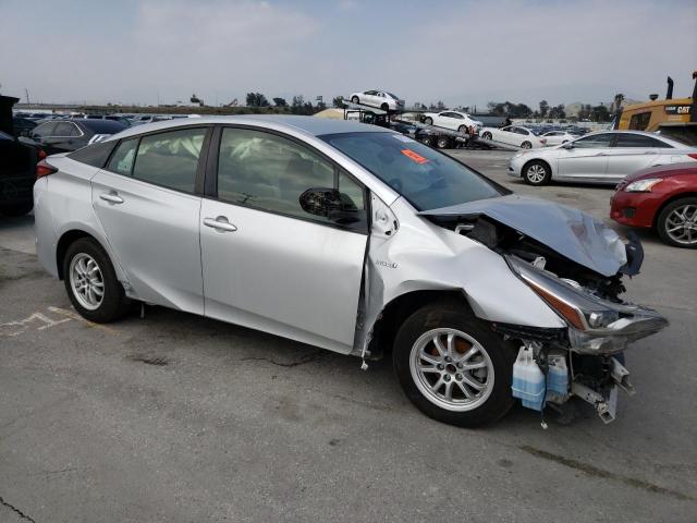 JTDL9MFU9M3026637 - 2021 TOYOTA PRIUS LE SILVER photo 4