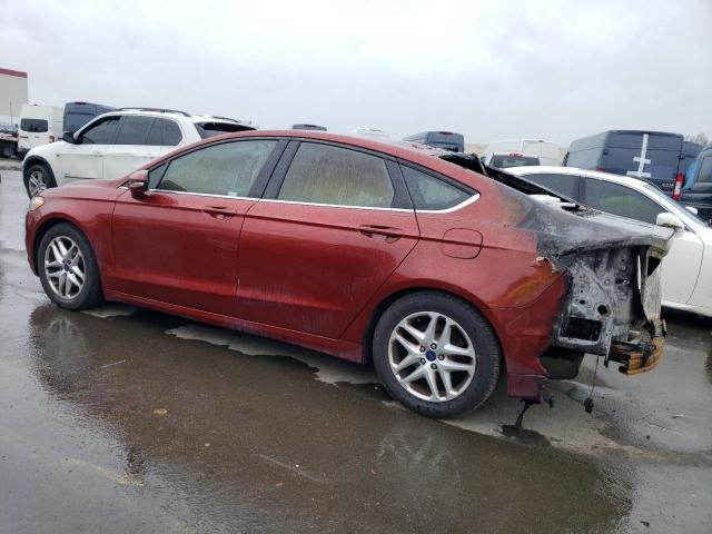 3FA6P0H72ER397201 - 2014 FORD FUSION SE MAROON photo 2