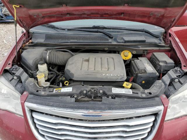 2C4RC1BG0ER343239 - 2014 CHRYSLER TOWN & COU TOURING წითელი ფოტო 12