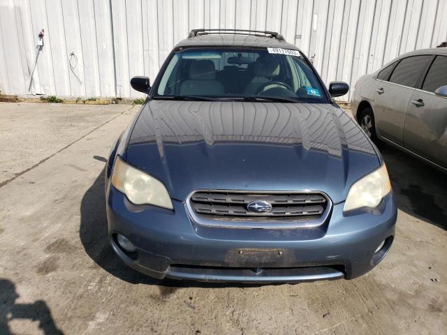 4S4BP61C367350010 - 2006 SUBARU OUTBACK OUTBACK 2.5I BLUE photo 5