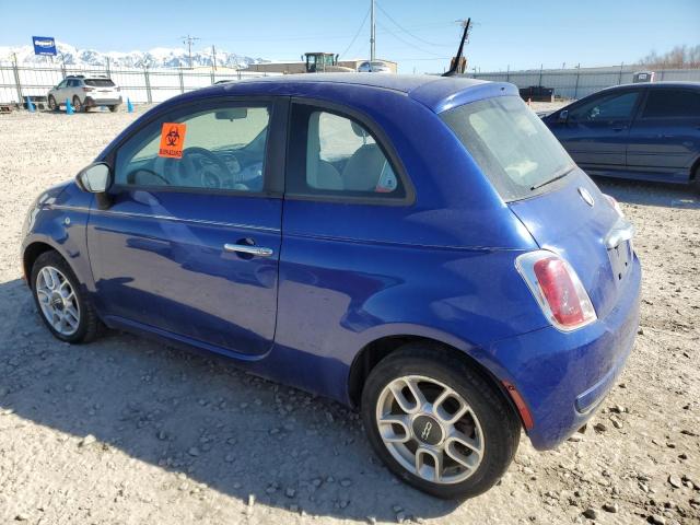 3C3CFFAR2CT112452 - 2012 FIAT 500 POP BLUE photo 2