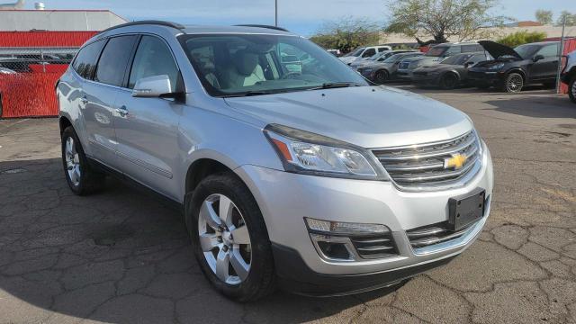 1GNKRLKD7DJ139629 - 2013 CHEVROLET TRAVERSE LTZ SILVER photo 1