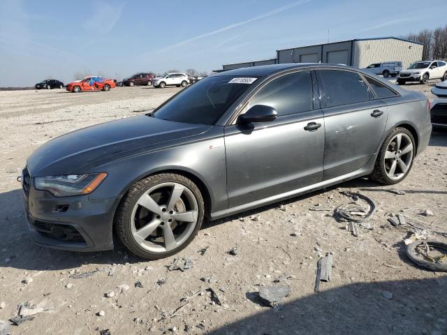 WAUHGAFC9EN045807 - 2014 AUDI A6 PRESTIGE ნაცრისფერი ფოტო 1