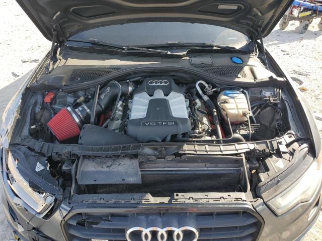 WAUHGAFC9EN045807 - 2014 AUDI A6 PRESTIGE ნაცრისფერი ფოტო 11