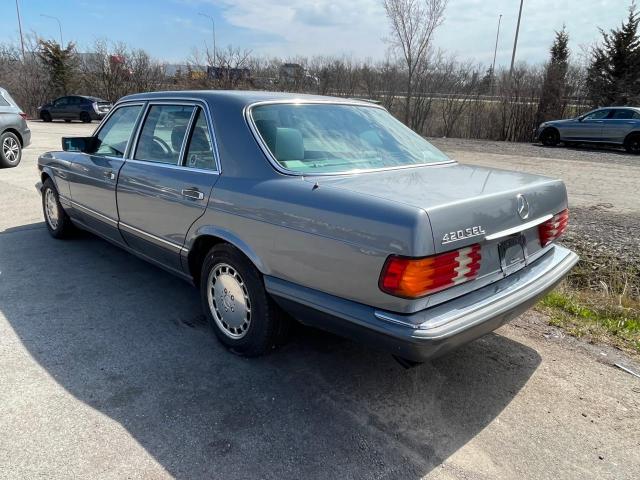 WDBCA35E1MA577800 - 1991 MERCEDES-BENZ 420 SEL SILVER photo 3