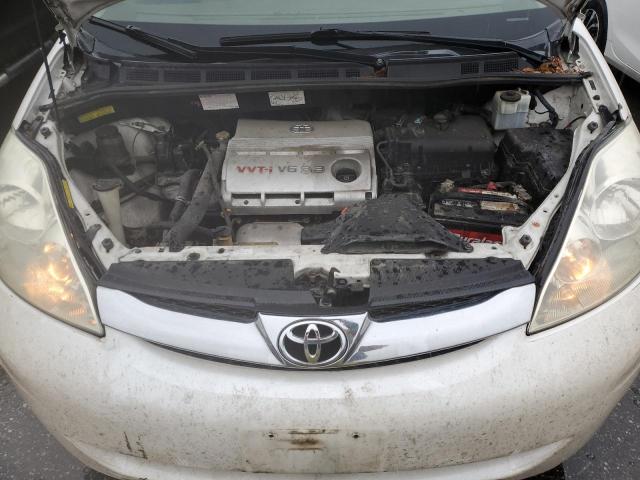 5TDZA22C46S505956 - 2006 TOYOTA SIENNA XLE WHITE photo 12