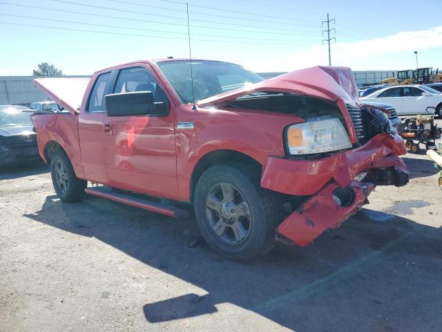 1FTRX12V97KA69298 - 2007 FORD F150 RED photo 4