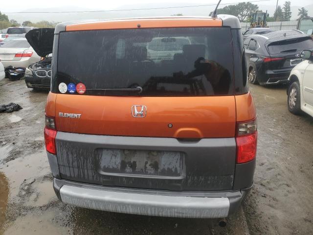 5J6YH18564L002013 - 2004 HONDA ELEMENT EX ORANGE photo 6