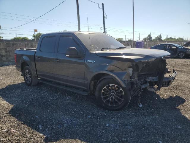 1FTEW1CP1JKF01326 - 2018 FORD F150 SUPERCREW GRAY photo 4