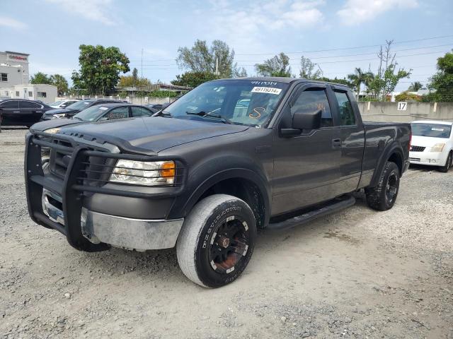 1FTRX12W66FA25355 - 2006 FORD F150 GRAY photo 1