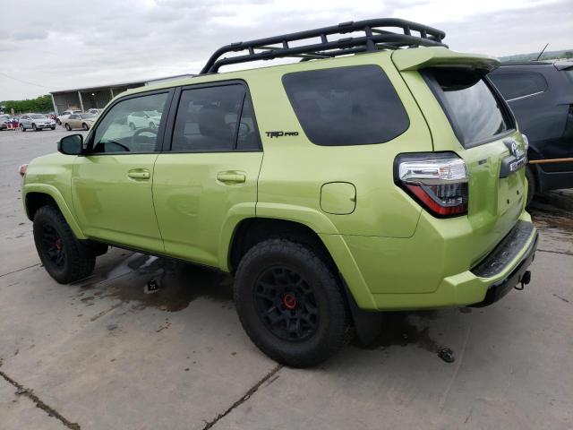 JTELU5JR0N6009762 - 2022 TOYOTA 4RUNNER SR5 PREMIUM GREEN photo 2