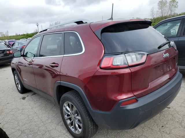 1C4PJLLB1KD326928 - 2019 JEEP CHEROKEE LATITUDE PLUS BURGUNDY photo 2