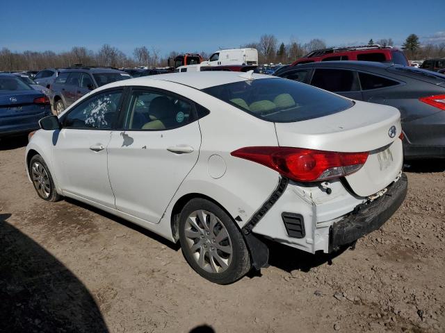 5NPDH4AE5BH029933 - 2011 HYUNDAI ELANTRA GLS WHITE photo 2