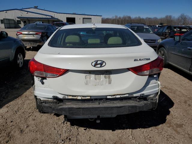 5NPDH4AE5BH029933 - 2011 HYUNDAI ELANTRA GLS WHITE photo 6