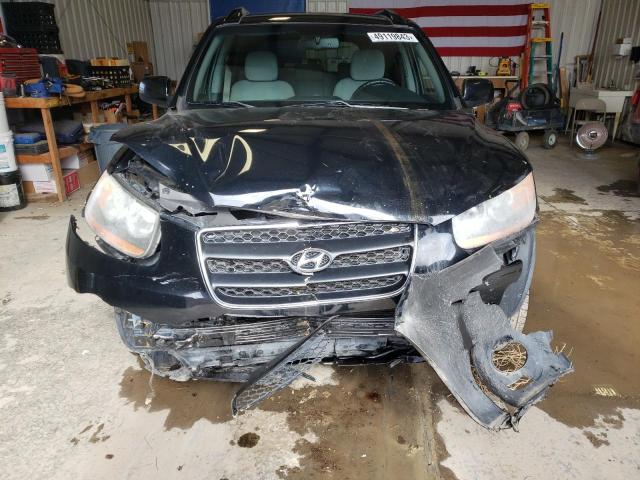 5NMSH73E28H196827 - 2008 HYUNDAI SANTA FE SE BLACK photo 5