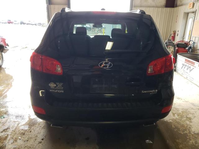 5NMSH73E28H196827 - 2008 HYUNDAI SANTA FE SE BLACK photo 6