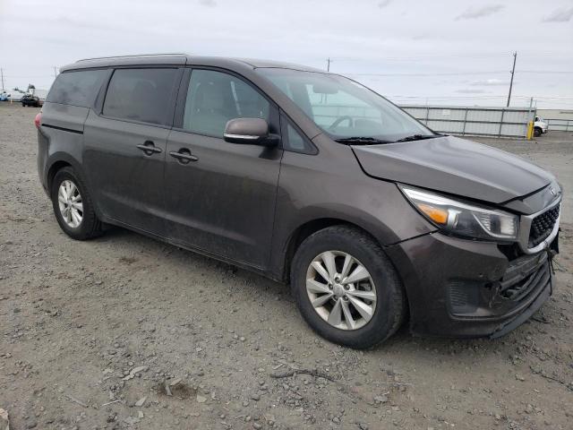 KNDMB5C1XH6337183 - 2017 KIA SEDONA LX BROWN photo 4