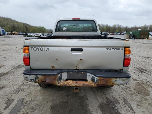 5TEPM62N74Z446800 - 2004 TOYOTA TACOMA SILVER photo 6