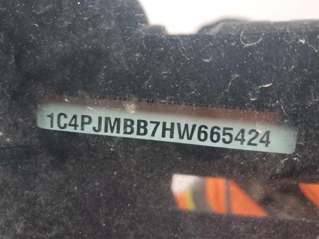 1C4PJMBB7HW665424 - 2017 JEEP CHEROKEE TRAILHAWK BLUE photo 14