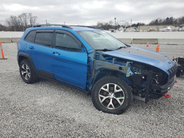 1C4PJMBB7HW665424 - 2017 JEEP CHEROKEE TRAILHAWK BLUE photo 4