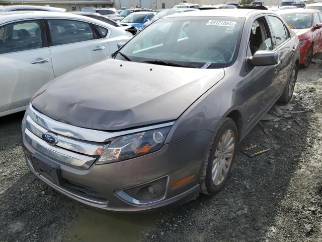 3FADP0L35AR227369 - 2010 FORD FUSION HYBRID GRAY photo 1