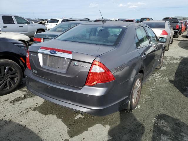 3FADP0L35AR227369 - 2010 FORD FUSION HYBRID GRAY photo 3