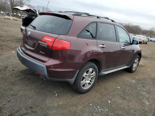 2HNYD28278H519315 - 2008 ACURA MDX BURGUNDY photo 3