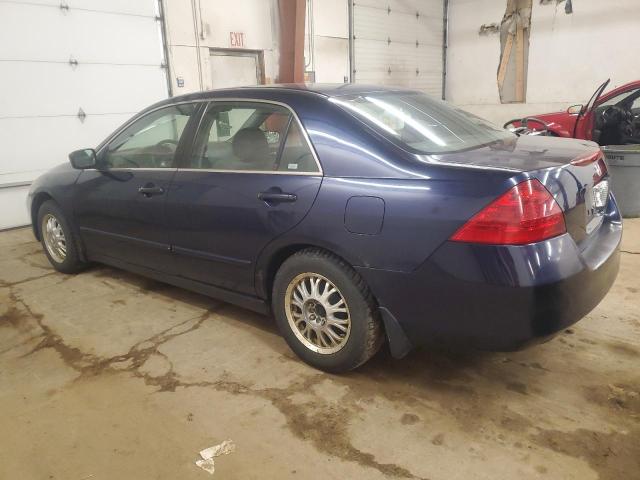 JHMCM56437C017505 - 2007 HONDA ACCORD LX BLUE photo 2