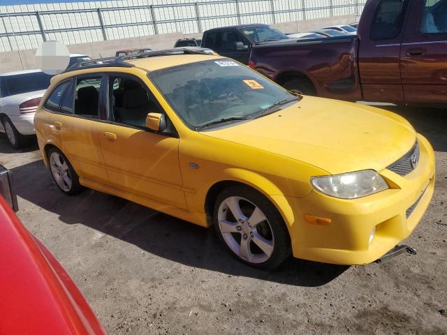 JM1BJ245221632602 - 2002 MAZDA PROTEGE PR5 YELLOW photo 4