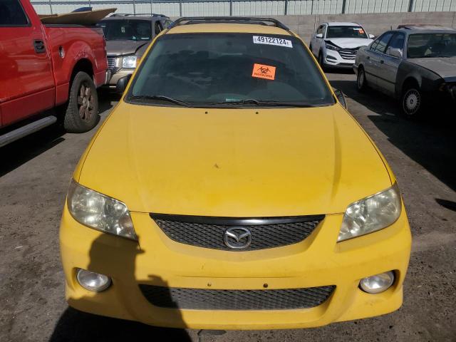 JM1BJ245221632602 - 2002 MAZDA PROTEGE PR5 YELLOW photo 5